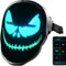 LED Mask-App Programmable Control Glowing, RGB Full Color Light up Mask, for Kids Men Women Halloween Costume Cosplay Party Gift (3AA Battery)